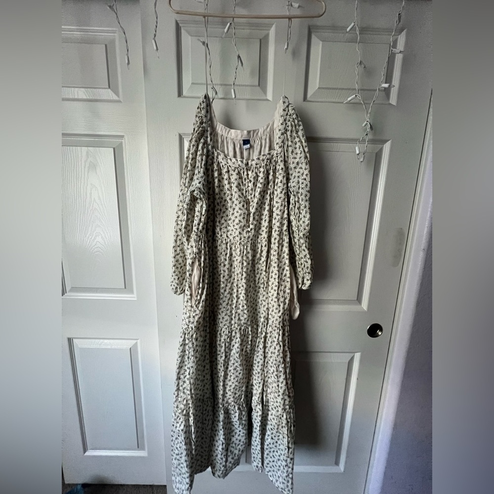 Old Navy Gold Leaf Dress